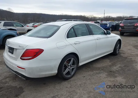 2017 Mercedes-Benz E 300 4Matic z USA, uszkodzony, nr VIN WDDZF4KBXHA014852